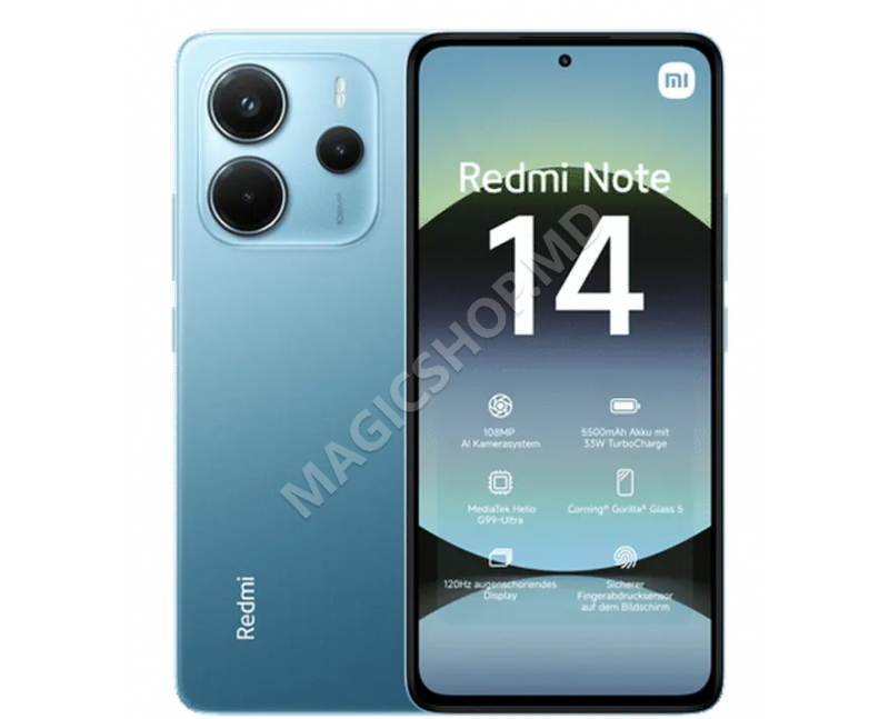 Xiaomi Redmi Note 14 4G, 8GB/256GB, Ocean Blue